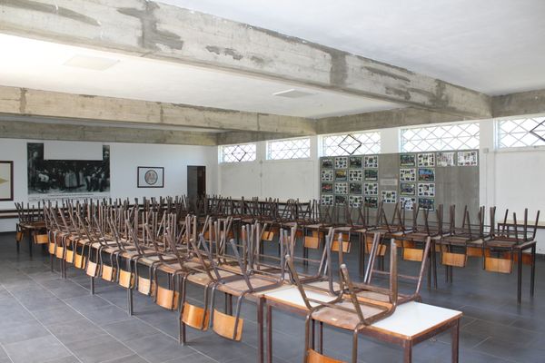 Pavilhão de suporte - interior