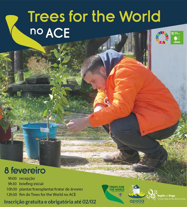 cartaz Trees for the World no ACE 2020