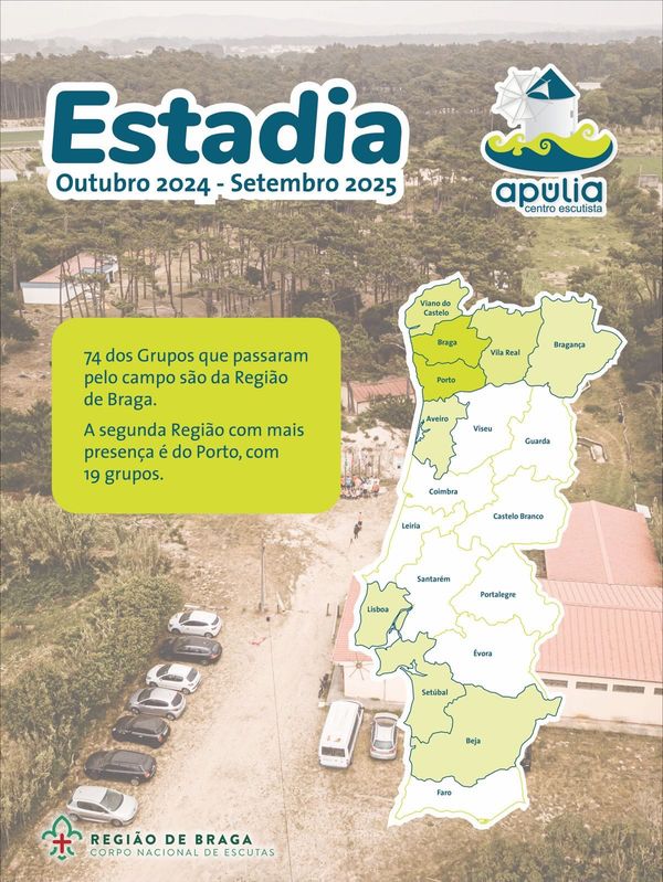 Estatísticas de ocupação 2024/2025 - mapa