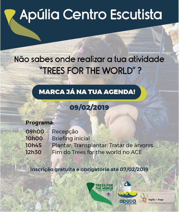 Cartaz Trees for the World no ACE